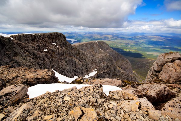 North face of Ben Nevis - Tower Ridge and Carn Dearg buttress