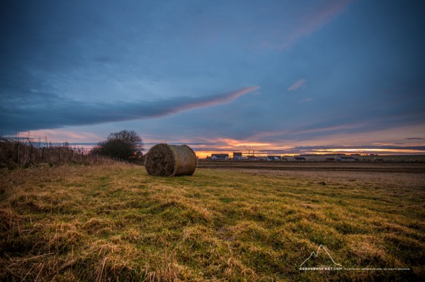 Sunset on the outskirts of Wick