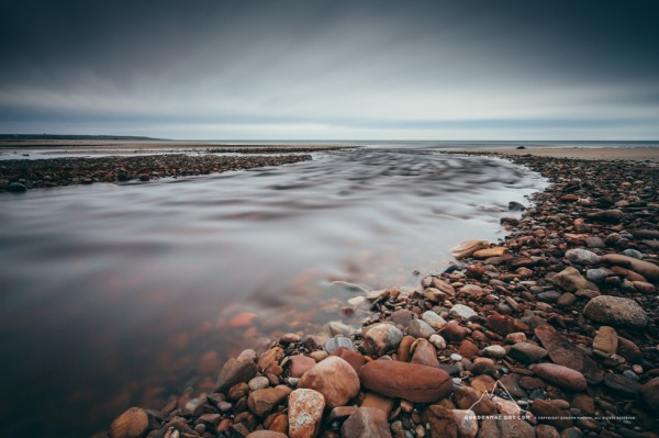 Wester River meeting the sea.