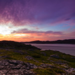 Sunset at Achmelvich Bay