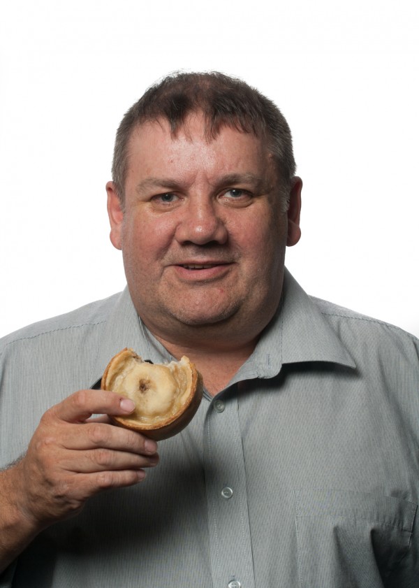 Willie with his Scotch Pie